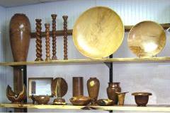 Mesquite bowls and vases in a variety of sizes by artist Paul Kendall.