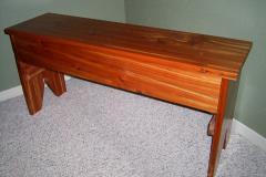 Unique Cedar Bench